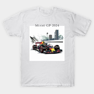 2024 Miami Grand Prix F1 T-Shirt - Merchandise | Unique F1 Tracks Design | Limited Edition | Perfect Gift for Miami F1 Fans T-Shirt